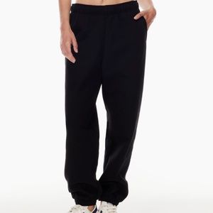 Aritzia Black Cozy Fleece Mega Sweatpant